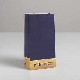 Пакет подарочный без ручек Present, 10 × 19.5 × 7 см (5 шт)