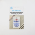 Игла для бытовых швейных машин, двойная, универсальная, №80/4 - фото 24677281