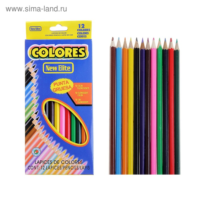 Карандаши Colores, 12цв. - Фото 1