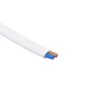 Шнур Luazon Lighting, 1.7 м, ШВВП 2х0.5 мм2, с выключателем и вилкой, белый - Фото 3