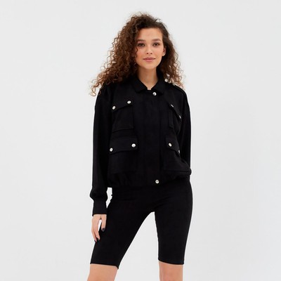 Велосипедки женские MINAKU, чёрные, размер 42