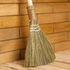 Веник с деревянной ручкой, 60 см, бамбук - фото 45242823