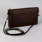 Ручка-шнурок для сумки, с карабинами, 120 × 0,6 см, цвет коричневый - Фото 4