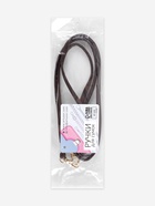 Ручка-шнурок для сумки, с карабинами, 120×0.6 см, коричневая - Фото 9