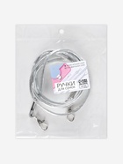 Ручка-шнурок для сумки, с карабинами, 120×0.6 см, цвет серебряный 5215321 - фото 319871337