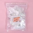 Типсы для наращивания ногтей, 500 шт., форма мягкий квадрат, 10 размеров, прозрачные - Фото 4