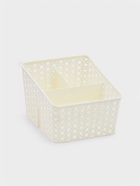 Подставка - органайзер для канцелярии, 3 ячейки, 15.5×13.5×10 см, белая - Фото 2