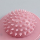 Массажёр для ног, 17.5×8.8 см, 2 шара с шипами, розовый - Фото 3