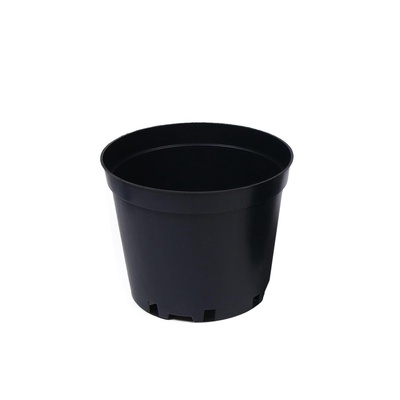 Горшок для рассады, 5 л, d=22 см, h=18 см, чёрный, Greengo