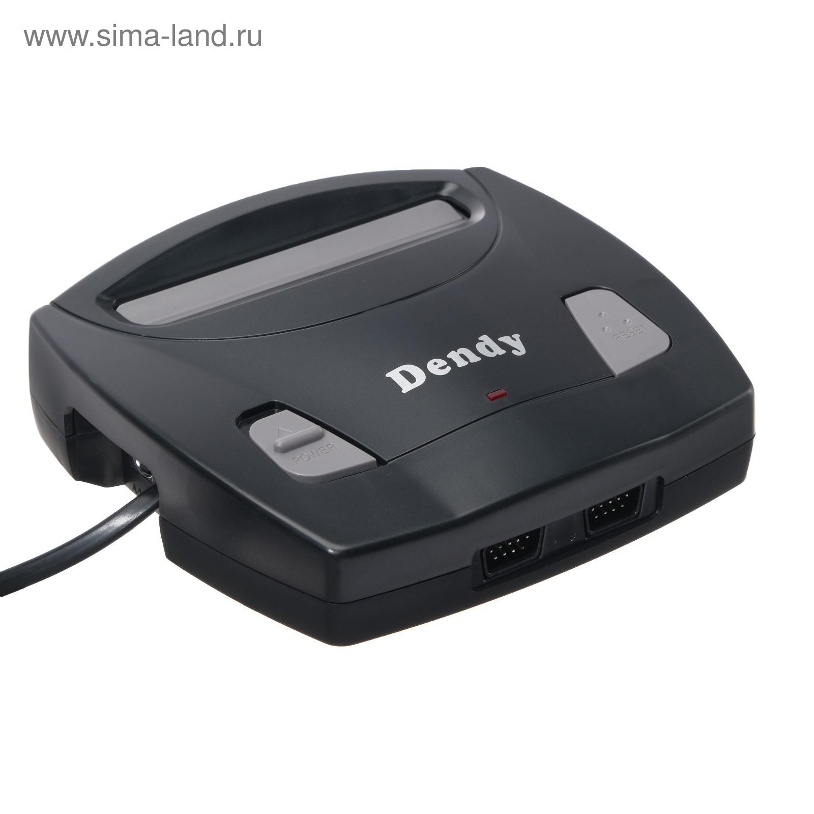 Игровая приставка Dendy Classic, 8-bit, 255 игр, 2 геймпада (5480034) -  Купить по цене от 2 398.00 руб. | Интернет магазин SIMA-LAND.RU