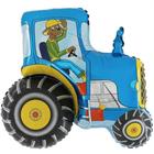 Фольгированный шар 29" «Синий трактор», фигура - фото 318421331