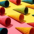 Вафельные рожки «Стандарт 110», с ровным краем, ассорти, 225 шт. - Фото 2