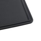 Коврик противоскользящий 18×13 см с бортом, черный - Фото 3