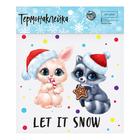Термонаклейка Let it snow, 15 × 15 см - Фото 1