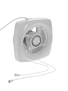 Вентилятор вытяжной ZEIN LOF-05, d=110 мм, 220 В, 20 Вт, с жалюзи, провод - Фото 12