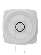 Вентилятор вытяжной ZEIN LOF-05, d=110 мм, 220 В, 20 Вт, с жалюзи, провод - Фото 14