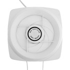 Вентилятор вытяжной ZEIN LOF-05, d=110 мм, 220 В, 20 Вт, с жалюзи, провод - Фото 4