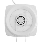 Вентилятор вытяжной ZEIN LOF-05, d=110 мм, 220 В, 20 Вт, с жалюзи, провод - Фото 4