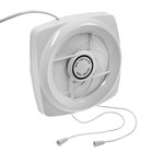 Вентилятор вытяжной ZEIN LOF-05, d=110 мм, 220 В, 20 Вт, с жалюзи, провод - Фото 6