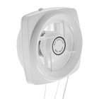 Вентилятор вытяжной ZEIN LOF-05, d=110 мм, 220 В, 20 Вт, с жалюзи, провод - Фото 7