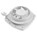 Вентилятор вытяжной ZEIN LOF-05, d=110 мм, 220 В, 20 Вт, с жалюзи, провод - Фото 9