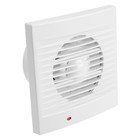 Вентилятор вытяжной ZEIN, LOF-01, d=100 мм, 220 В, 15 Вт, москитная сетка, белый - Фото 5