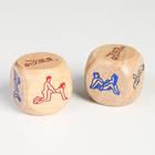 Кубики для взрослых "Позы", 2 шт, 2.6 х 2.6 см, деревянные, 18+ - Фото 6