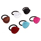 резинка для волос "Цветение" листок микс - Фото 2