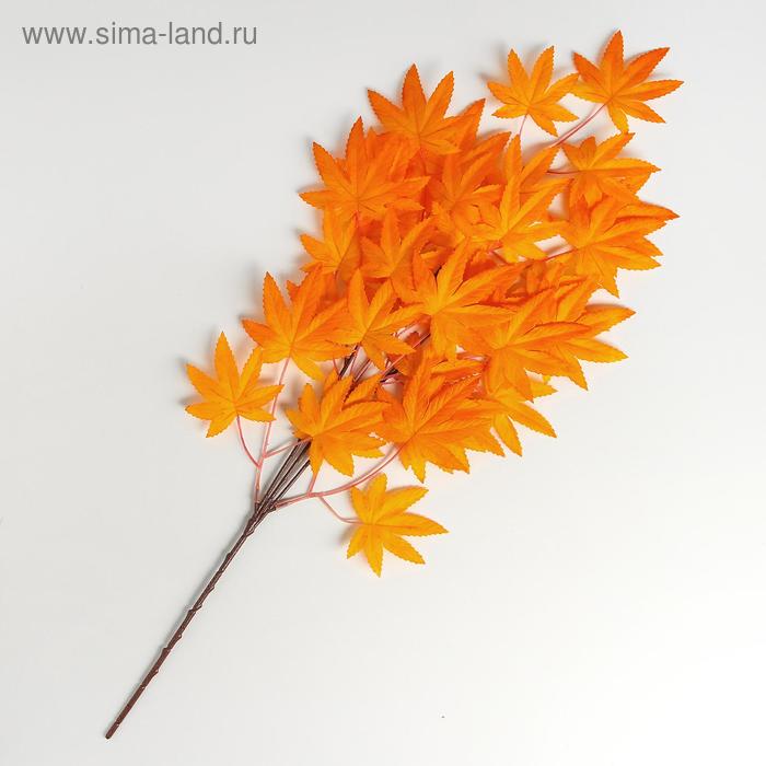 Декор «Листья на ветке», цвет оранжевый - Фото 1
