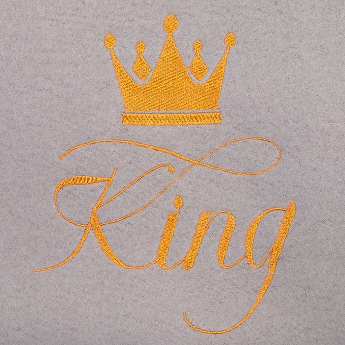 Плед Этель "King" 130х150 см, 100% п/э, флис 160 гр/м2 - фото 1886550161