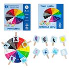 Настольная игра «Учим цвета» с прищепками, развивающая, 3+ - Фото 2