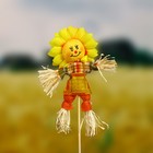 Огородное пугало «Солнышко», 16 см, h=50 см, МИКС, Greengo - Фото 3