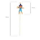 Огородное пугало «Тыква», 16 см, h=50 см, МИКС, Greengo - Фото 4