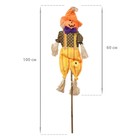 Огородное пугало «Тыква», h=100 см, МИКС. Greengo - Фото 5