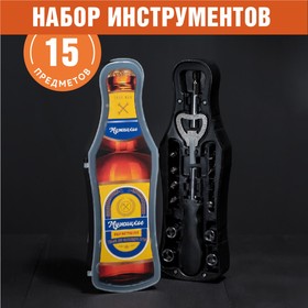 Набор инструментов в бутылке "True man" 5045503