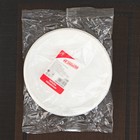Набор пластиковых одноразовых тарелок, d=17 см, 10 шт, цвет белый - фото 4316131