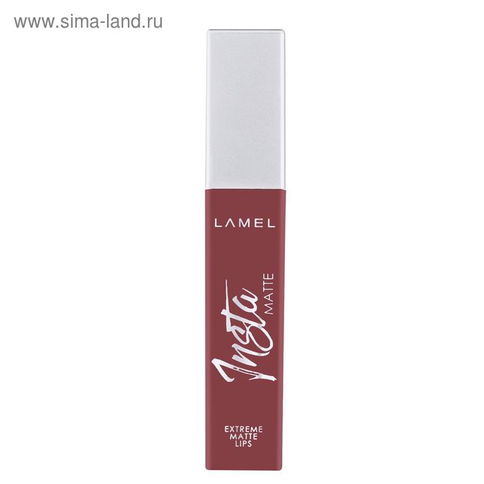 Жидкая губная помада Lamel Professional Insta Matte Liquid Lipstick, тон №405 - Фото 1