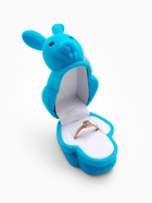 Футляр под серьги, кольцо «Кролик», бархатный, 5.7×4.5 см, бирюзовый - Фото 2