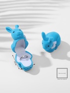 Футляр под серьги, кольцо «Кролик», бархатный, 5.7×4.5 см, бирюзовый 5287787