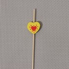 Шпажки Доляна «Сердце»,12 см, набор 25 шт, цвет МИКС - Фото 2