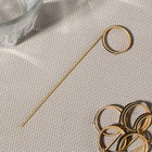 Шпажки Доляна «Природа», h=12 см, набор 50 шт., чёрные - Фото 1