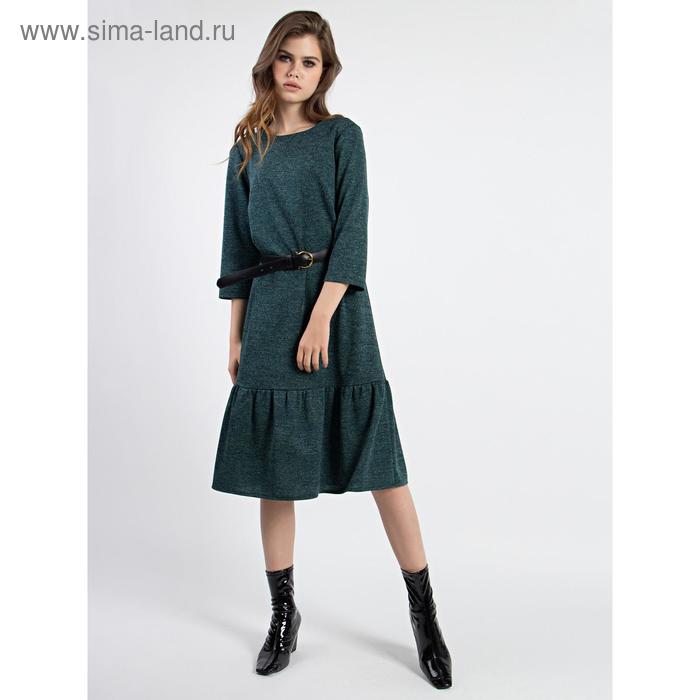 Платье женское, размер 44, цвет зелёный - Фото 1