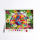 Мозаика стикерная «Павлин» блестки, стразы - фото 25469016