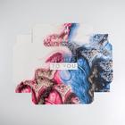 Коробка подарочная складная, упаковка, «Мрамор», 30 х 20 х 9 см (комплект 2 шт) - фото 24661649