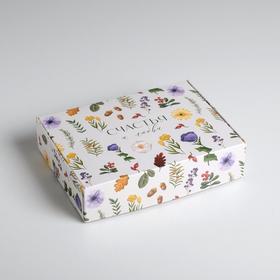 Коробка складная «Эко», 21 × 15 × 5 см