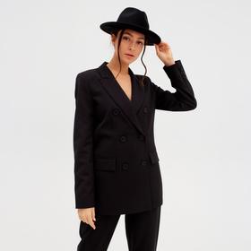 Пиджак женский двубортный MIST размер 42, цвет чёрный