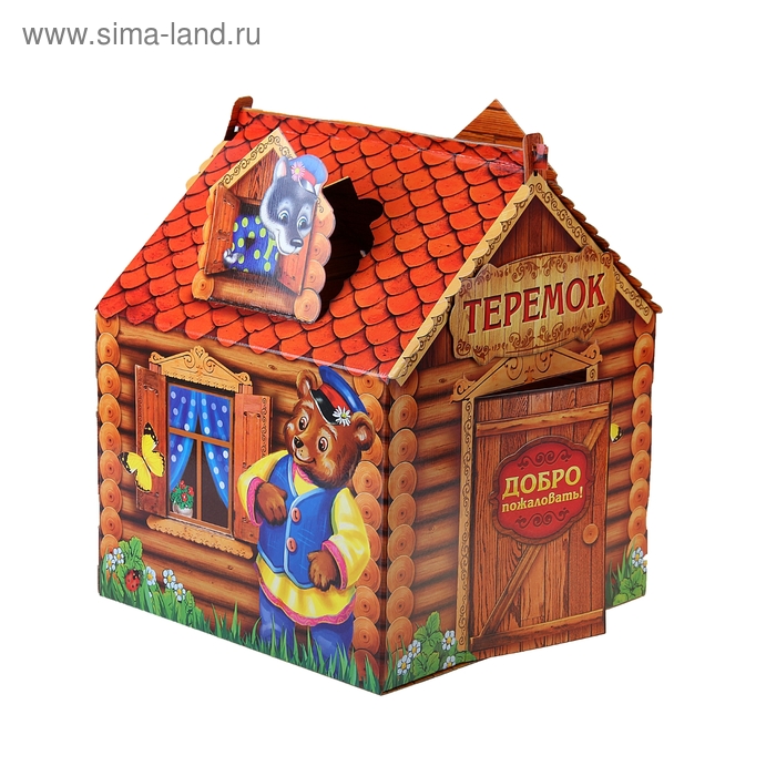 Домик "Теремок", 35 х 34,5 х 43,5 см - Фото 1