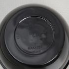 Контейнер пластиковый одноразовый «Плошка», 360 мл, 11,2 см, чёрный - Фото 3