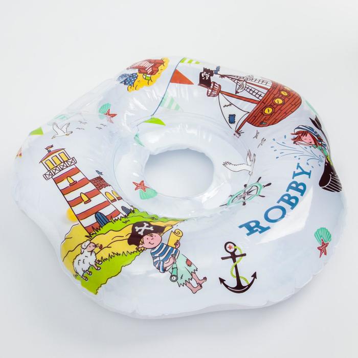 Надувной круг на шею для купания малышей Robby, «Пираты» - фото 1883611631