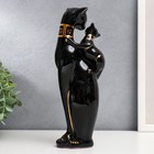Сувенир керамика "Кошка египетская с котёнком, чёрная" 23х8х5,5 см - Фото 3